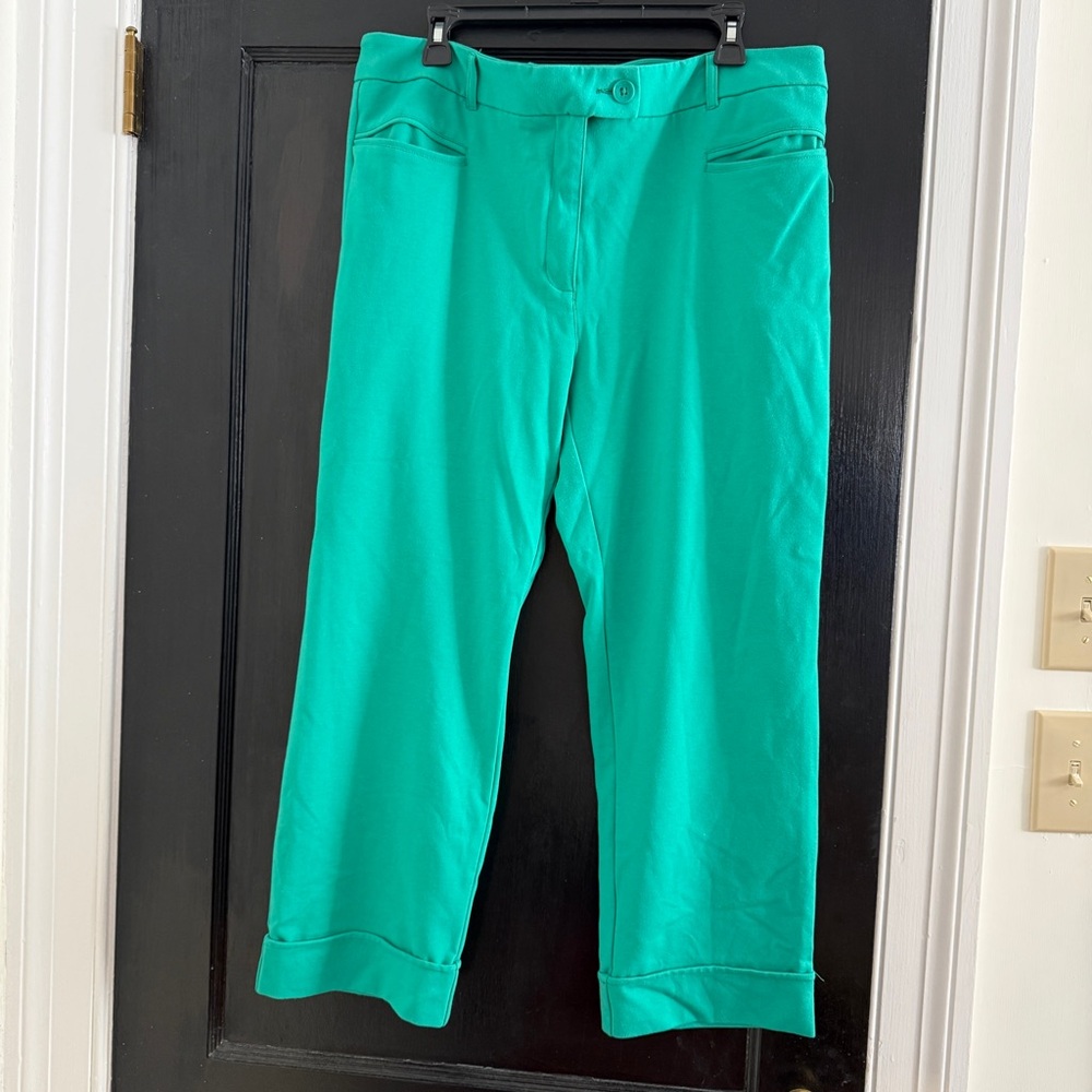 Betabrand Teal Green Pants
